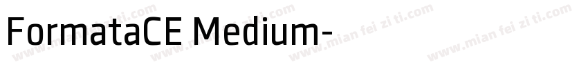 FormataCE Medium字体转换
